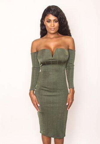 China Doll Bodysuit - Forest Green