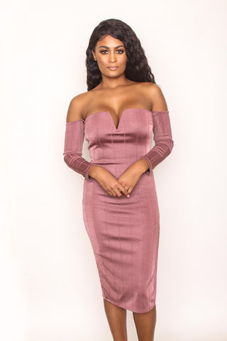 Strap Me Up Dress - Nude
